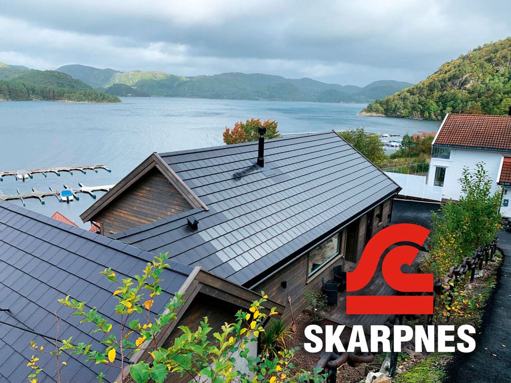 skarpnes-lunde-bygg-takpartner Tak i Grenland som har fått takrenovering og tåler tung snø